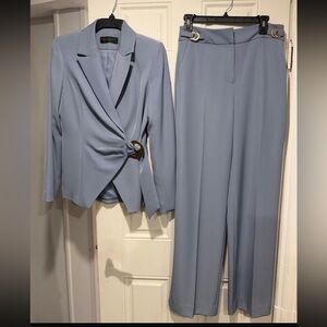 Donna Karan Light Blue Women's Pantsuit